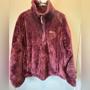 Columbia Fleece Pullover L fuzzy